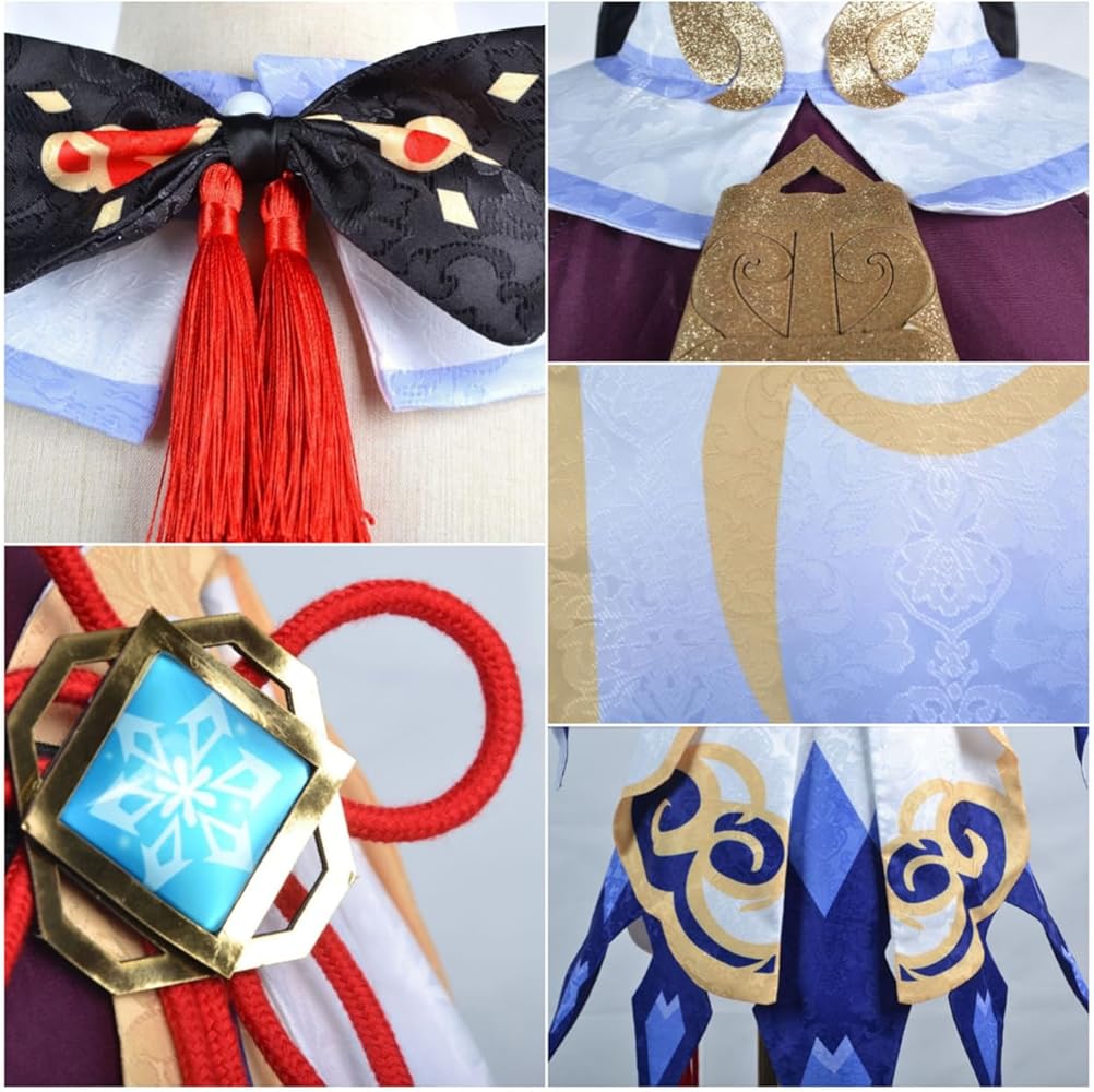 Amazon.co.jp: [HUNIY] 原神 甘雨 コスプレ衣装 豪華版 フルセット