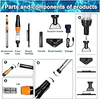 Vista 5 de Piscina bañera de hidromasaje spa Aspiradora inalámbrica a recargable 06