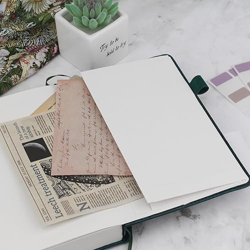 Miniatura 4 de Cuaderno de papel cuadriculado de 8.5 x 11 pulgadas, tapa dura de cuero para mujer, diario gráfico A4 de 365 páginas, cuaderno gráfico rosa para