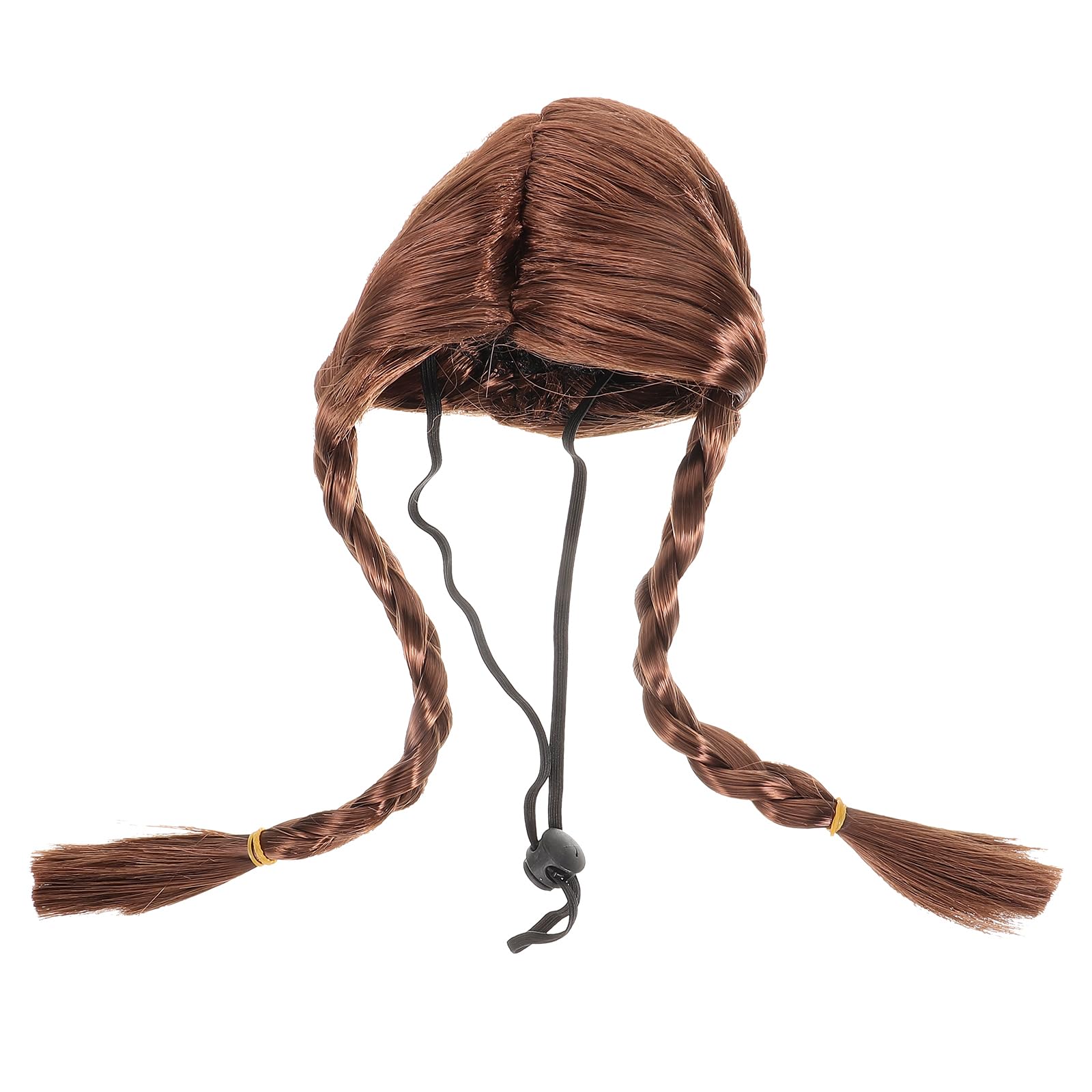 BESPORTBLE Dog Wig Costumes, Funny Pet Dog Hair Headwear Cat Cosplay Hairpiece Pet Cosplay Wigs, Headwear for and Cat for Halloween Christmas Eve