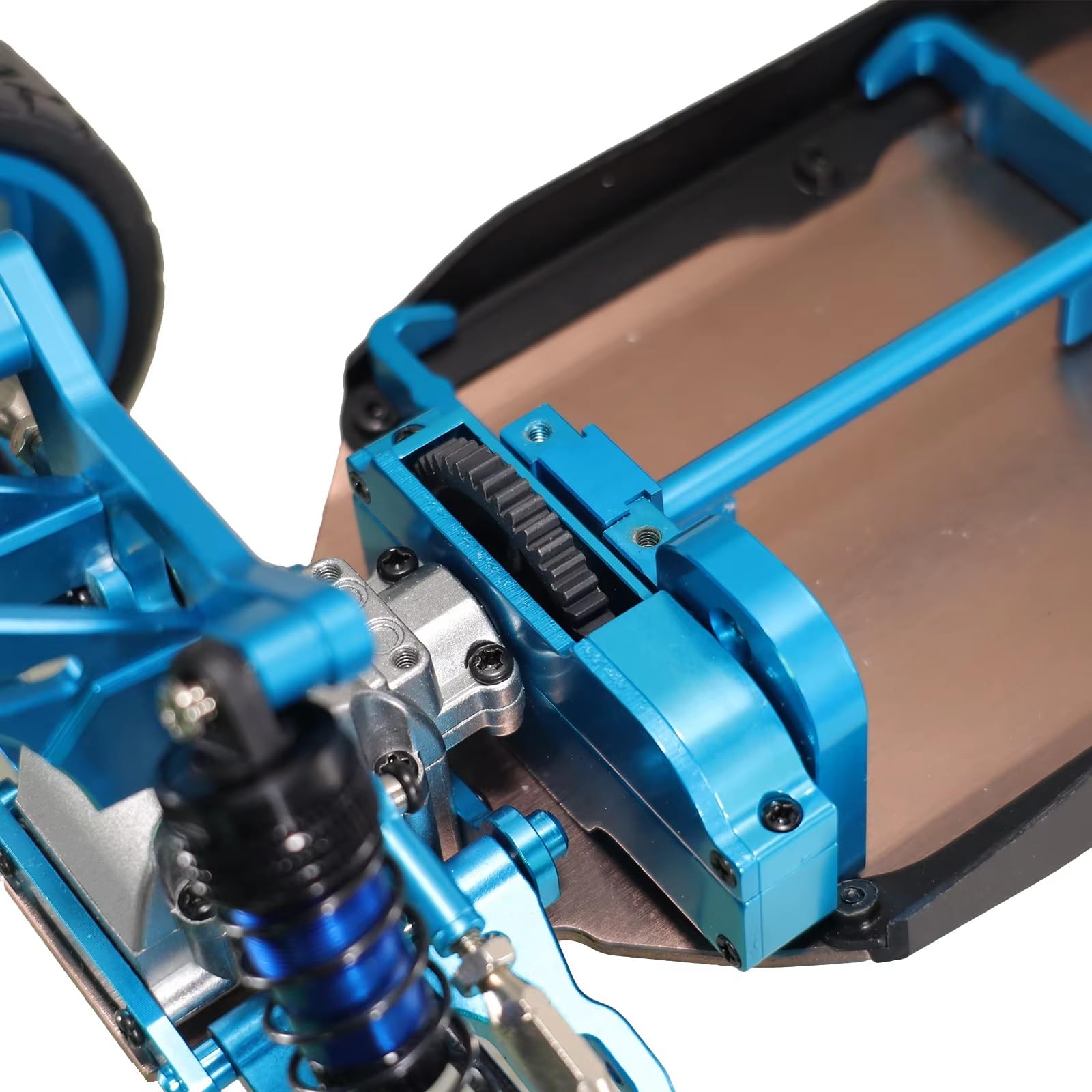 para Wltoys 144010-01-02 1/14 124017-16-18 124019 1/12 Accesorios Coche RC 1262 Caja Cambios Metal Mejorada Fácil Desmontar Componentes Mejora RC