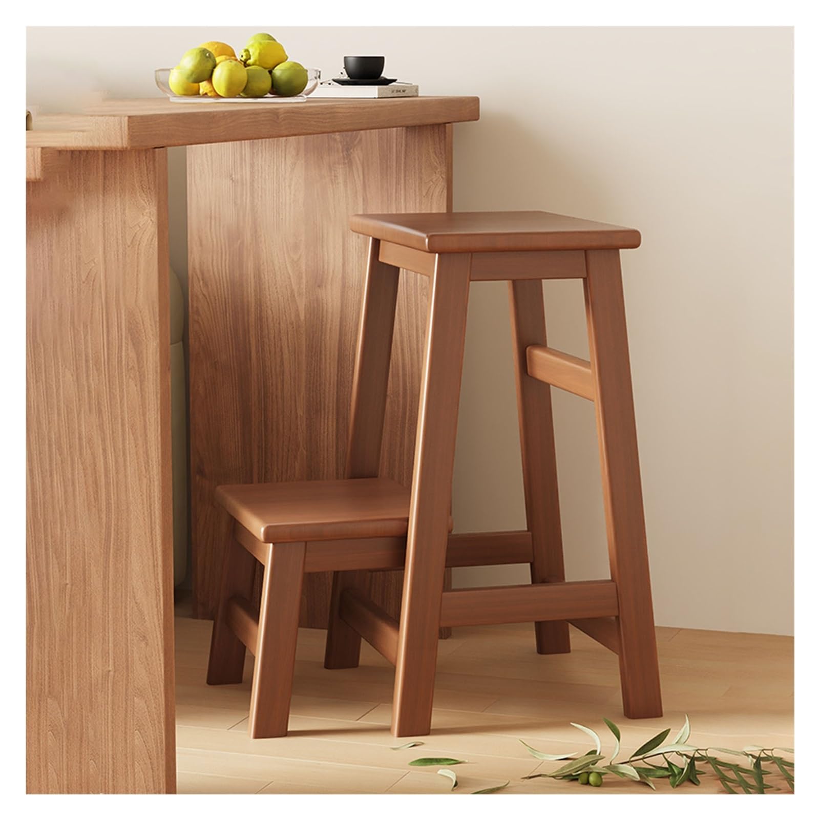 Marchepied en bois cuisine et salle de bain supportant 150kg