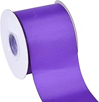 Vista 38 de Rollo de cinta de grogrén sólido YAMA de 5/8 pulgadas - 25 yardas para cintas de envolver regalos, blanco