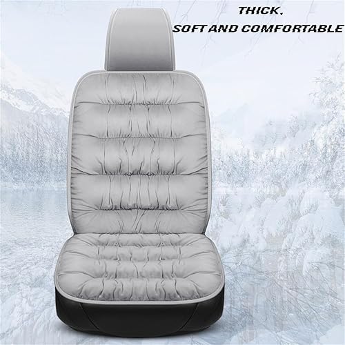 Miniatura 2 de 2 fundas de asiento de automóvil de lujo para asiento delantero de automóvil, parte inferior y respaldo, protector de cojín de asiento universal