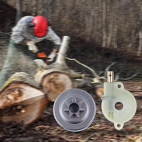 Miniatura 7 de Bomba de aceite de tambor de embrague Placa de barra de freno Kit de barra de estrangulador para motosierra Husqvarna 142 137 136 36 41