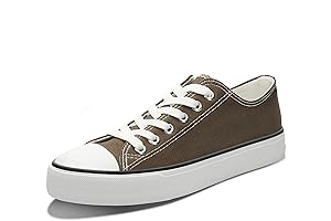 Fashionable Chocolate Canvas Shoes for Women