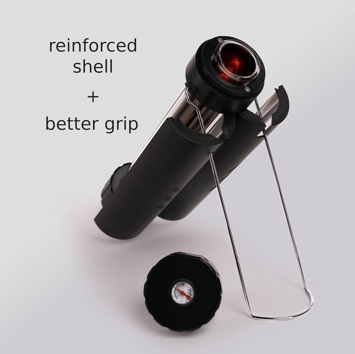 Solar Kettle 2.0, portable backpack solar water boiler, NEW and improved, 17oz (1/2 L)