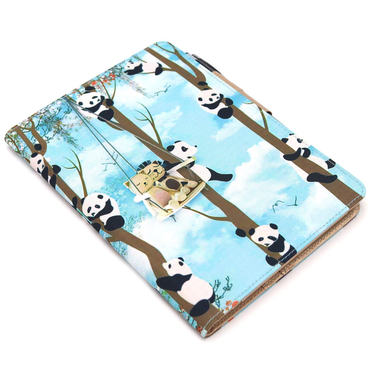 Porta Libretto Sanitario Per Bebè - Modello Panda - Formato A5 15x20 Cm Alette Per Riporre Prescrizioni Y 517921