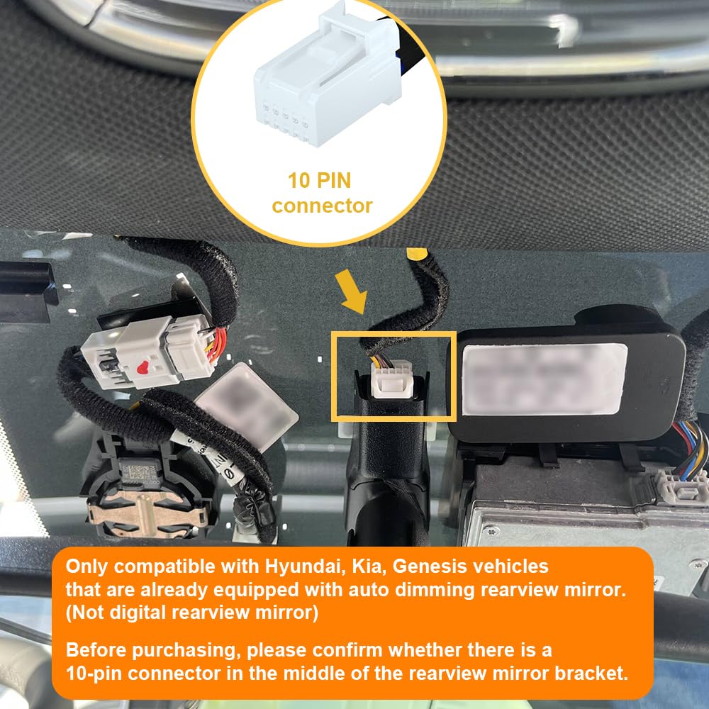Adattatore Di Alimentazione FitDVR Per Videocamera Da Cruscotto Honda (3 Pin) Con Display LED E Cavi A Y, Uscita 5V/12V, D3-028