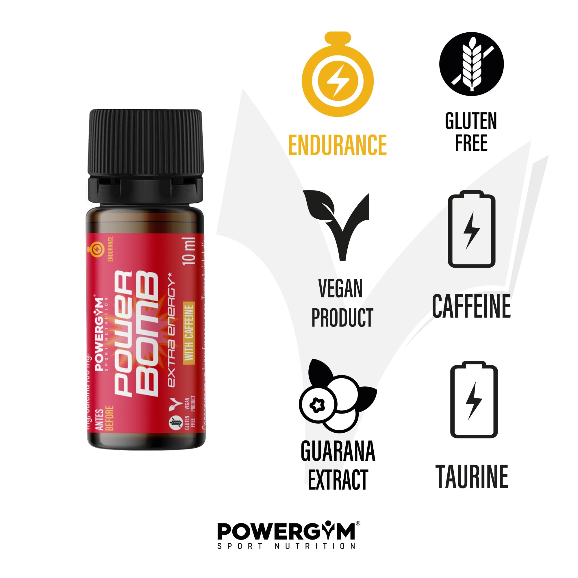 POWERGYM | Powerbomb 24 Viales - Energía de alto octanaje al