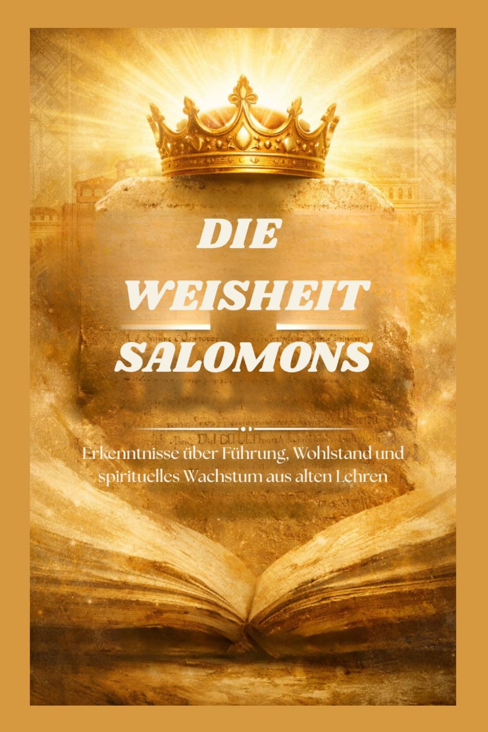 DIE WEISHEIT SALOMONS: Erkenntnisse über Führung, Wohlstand und spirituelles Wachstum aus alten Lehren