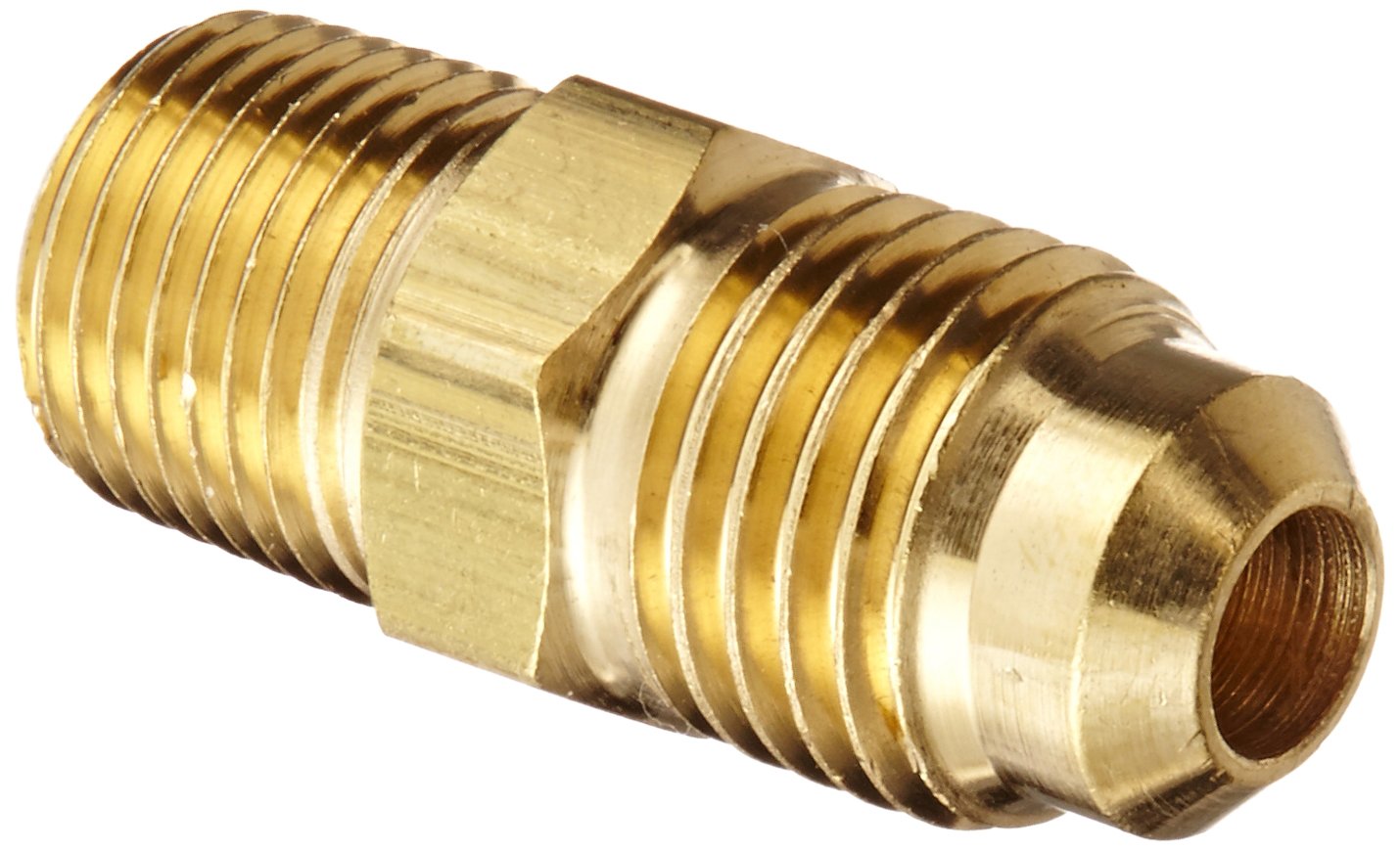 Eaton Weatherhead 48X4 Brass CA360 SAE 45 Degree Flare, Adapter, 1/8