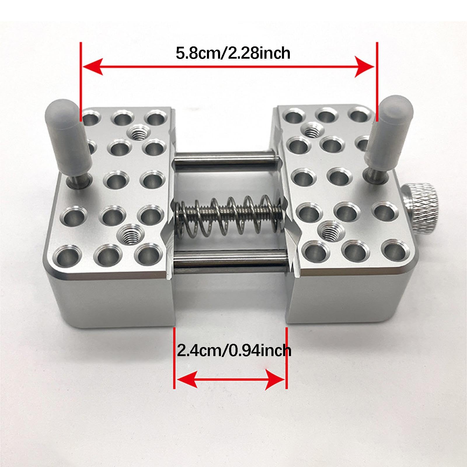 Mini Tornillo de Banco, Tornillo de Banco de Mesa Plano, Herramienta Compacta para Tallar Joyas, Portátil, Mordaza Ajustable, Mini Tornillo de