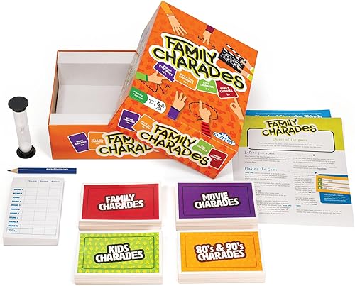 Miniatura 2 de Outset Media Juego de charadas familiares; 4 juegos en 1 caja. Incluye película, 80's 90's, Kids, Trivia familiar para 2 o más jugadores, a partir