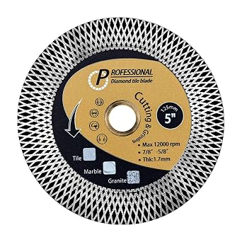 125mm Super Tile Cutting Disc Diamond Blade for Cutting and Grinding Granite Marble Porcelain Tiles