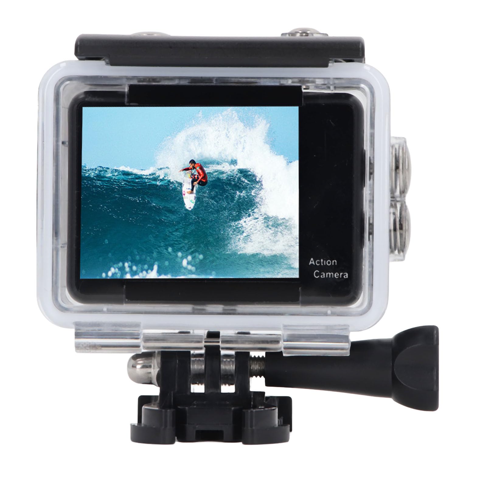 Yctze 5K-Actionkamera mit 48 MP Auflösung, 6 Achsen Anti-Shake, 170-Grad-Weitwinkel-WLAN, Wasserdicht, Mehrere Modi Zum Tauchen, Surfen, Schwimmen
