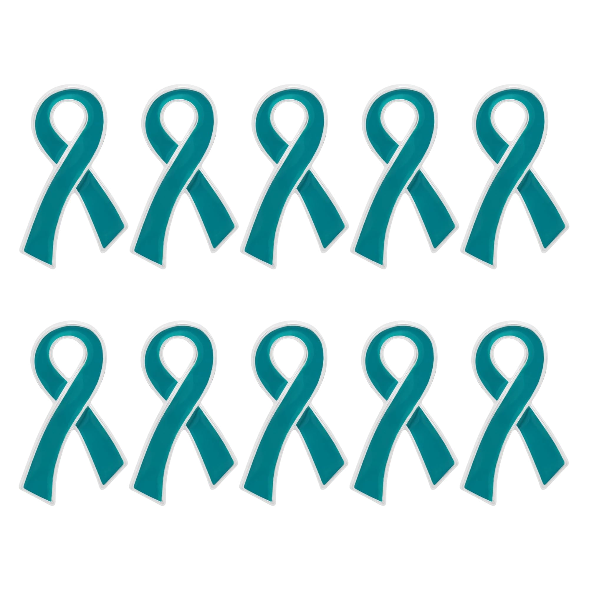 Ribbon Pins 1/5/25/100 for Cancer &amp; Disease Awareness - Various Causes - Bulk Quantities Available for Support Groups and Fundraising