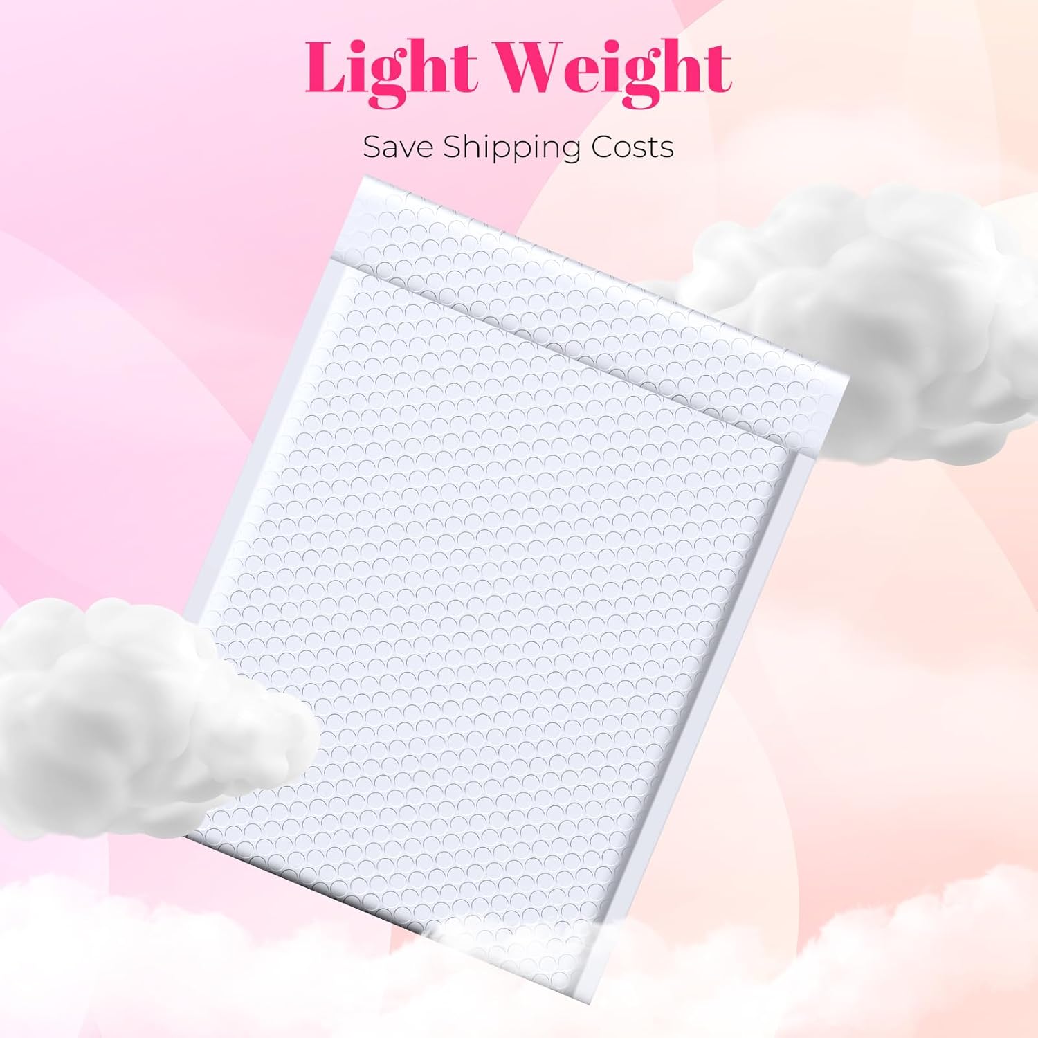 Metronic Bubble Mailer 10x13" White 25 Pack, Poly Padded Envelopes Waterproof Shipping Bags for Clothing, Self Seal Cushioning Mailers for Shipping Books, Jewelry, Makeup Supplies - Image 8