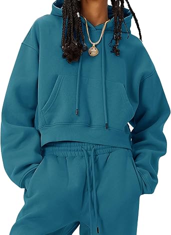 Eisctnd Womens Sweatsuits Joggers 2 Piece Sweat Sets Pullover Sweatshirt Hoodies Jogging Tracksuit