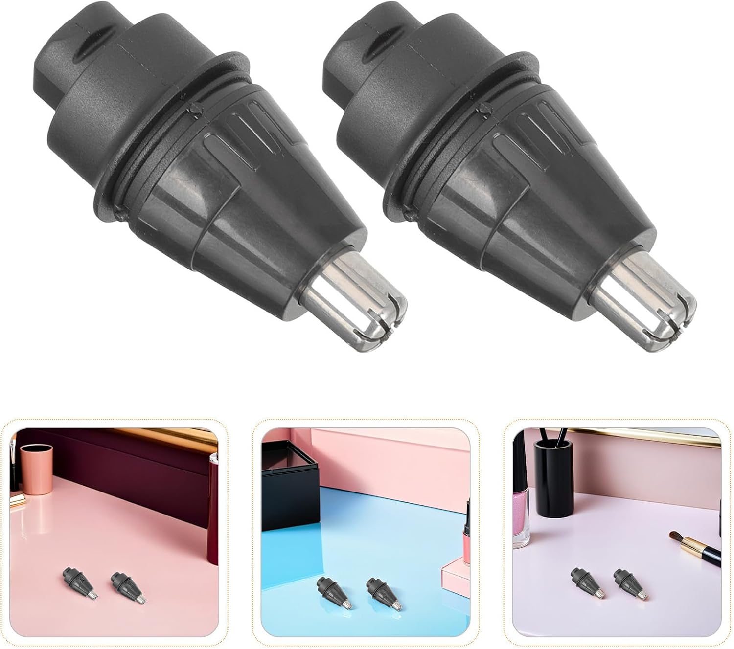 4pcs Nose Trimmer Attachment Replacement Blades for Men Grooming