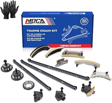 WINBEST Timing Chain Kit 9-0753S Compatible with Buick, for Cadillac, for Chevrolet, for GMC, for Pontiac, for Saab, for Saturn, for Suzuki - 2010, 2008-2007 Allure 3.6L V6 3564cc 217 CID DOHC