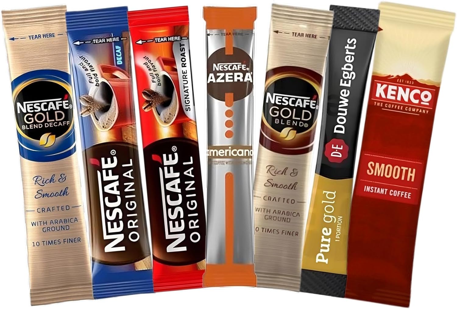 NS Original, & Decaf, NS Gold Blend, & Decaf, NS Americano, Douwe