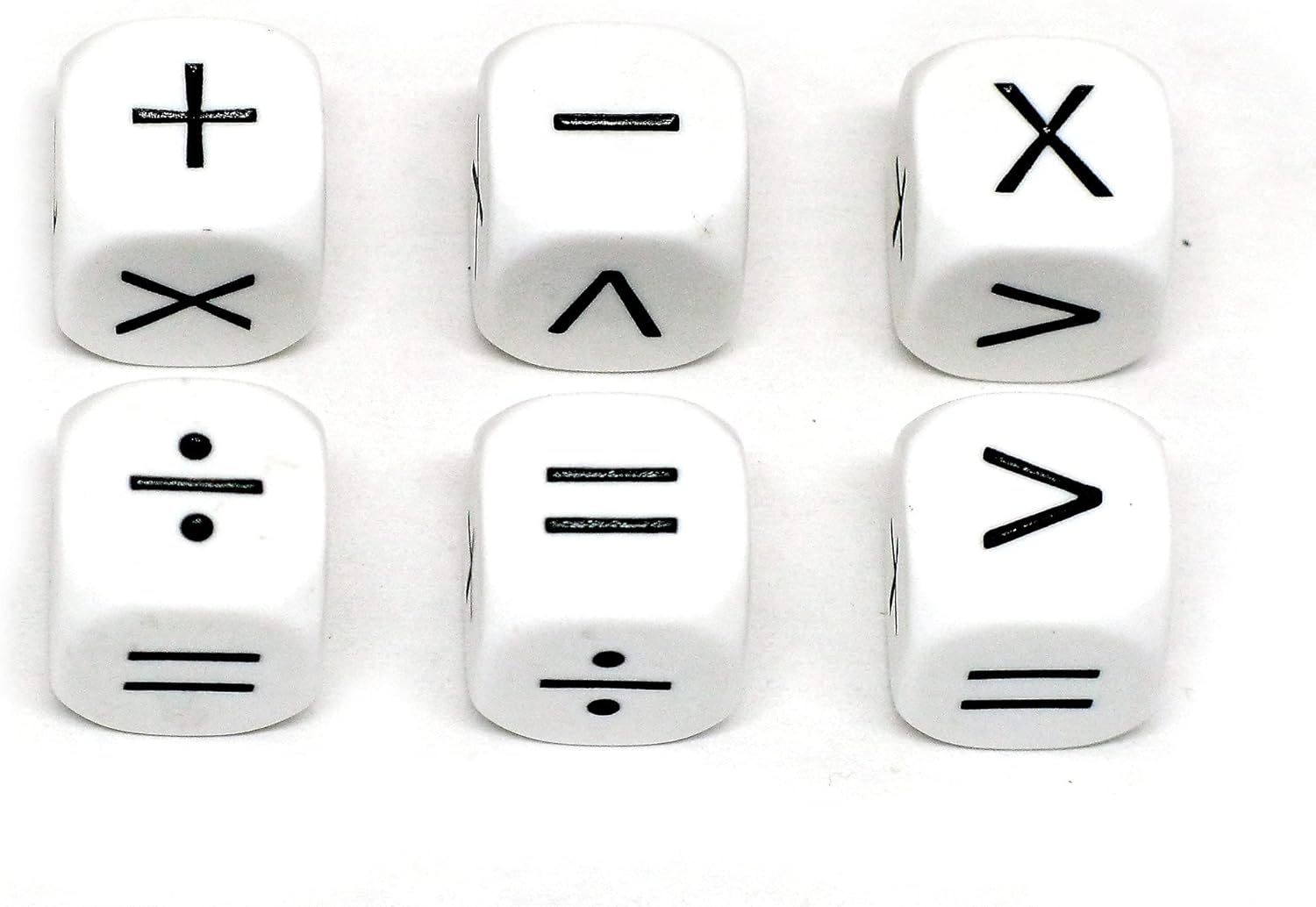 Koplow Games Operators Dice Learning Aid Classroom Accessories Multicolor, Standard (15mm - 17mm)