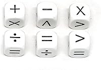 Vista 2 de Koplow Games Operators Dice Learning Aid - Accesorios para el aula, multicolor, estándar (0.591 in - 0.669 in)