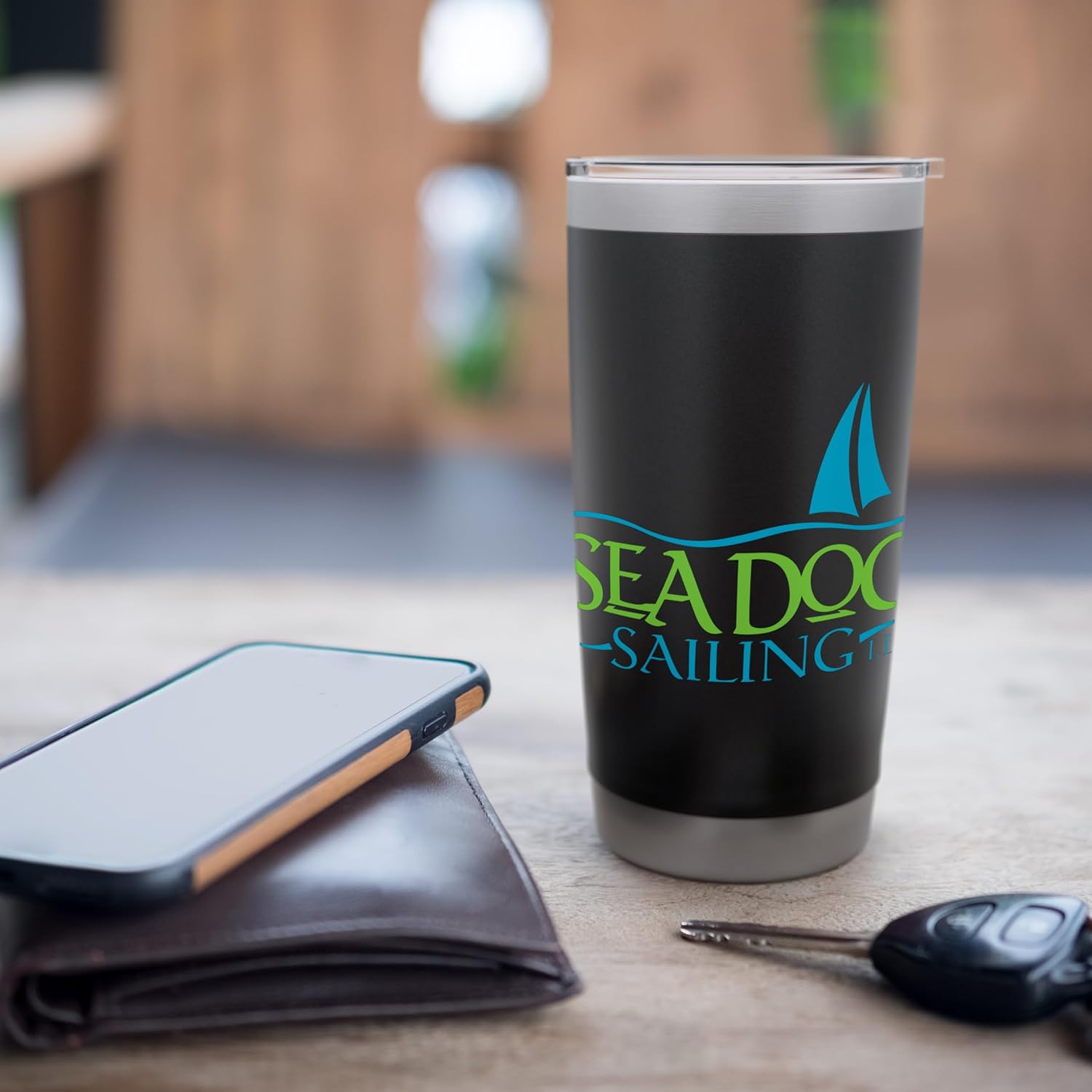 Sea Dog Sailing Milwaukee sailing Gear Stainless Steel Insulated Tumbler
