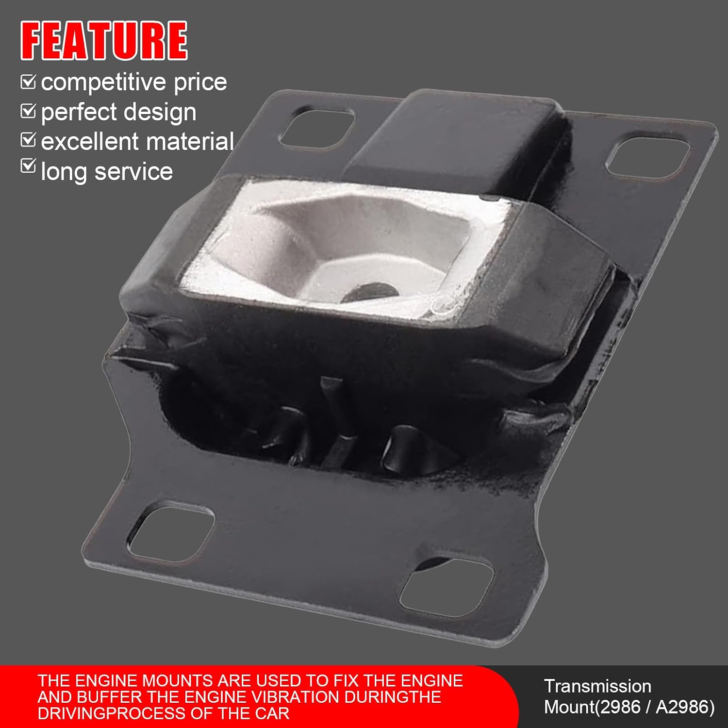 3Pcs Engine Motor and Transmission Mount Compatible with 2005 2006 2007 Ford Focus 2.0L 2.3L OE A5312 5S4Z6038AA A2986 5S4Z7M121A 8S4Z7M121A A2939 9T1Z6068