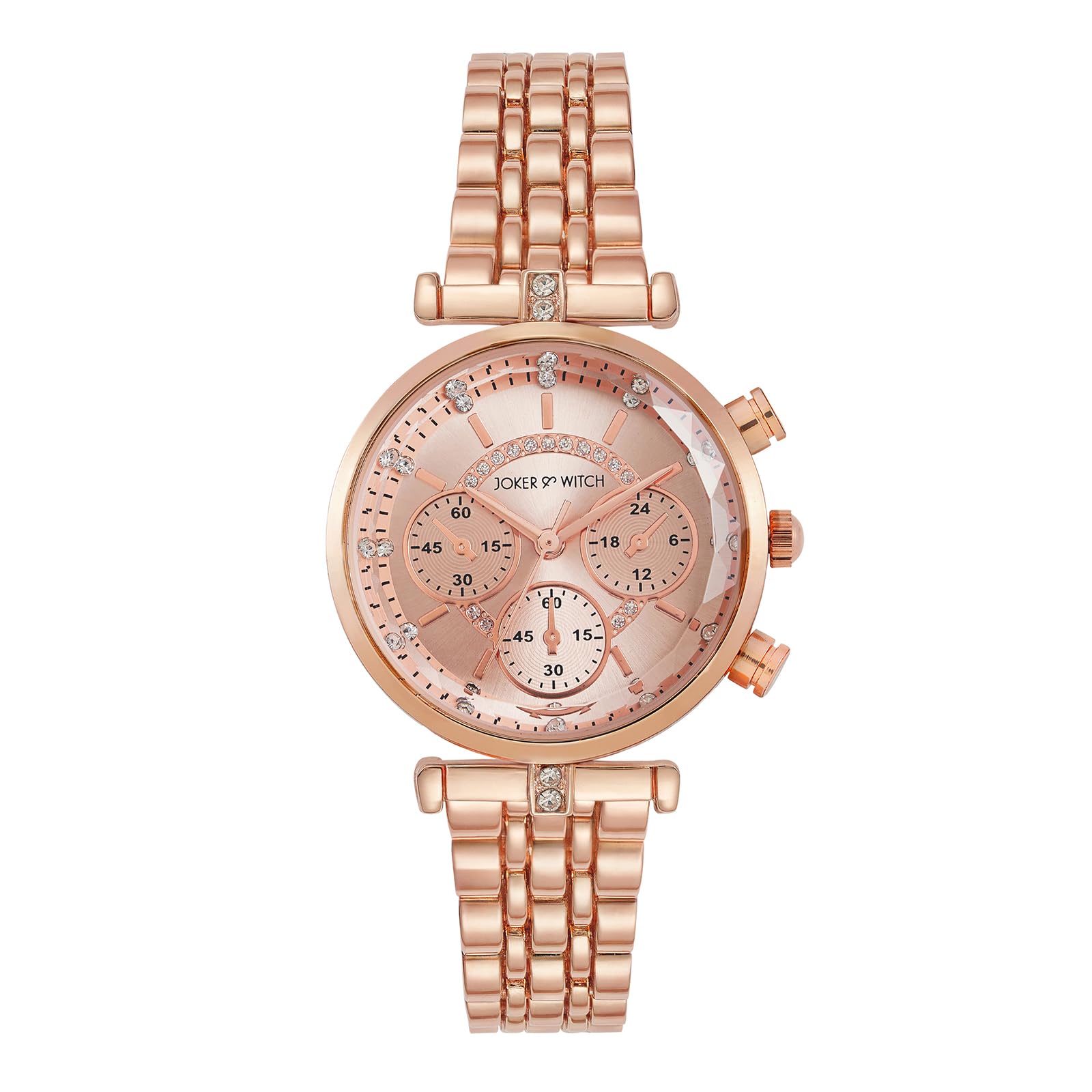 Solace Women's Rosegold Sunray Metallic Strap Watch for Women-image-0