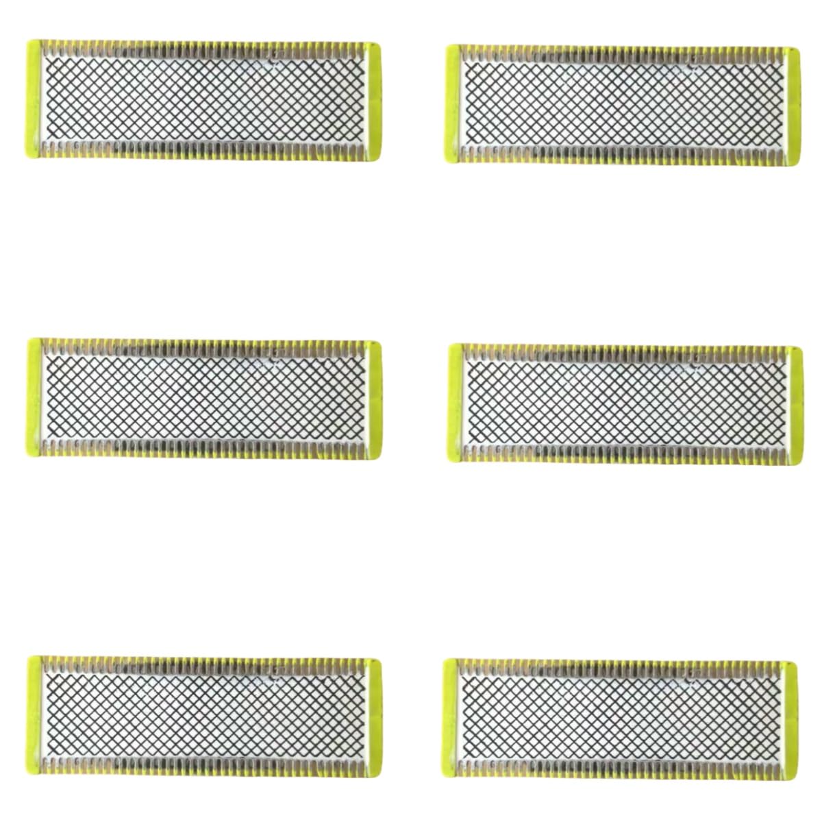 6 Pièce One Blade Rasoir Lame Compatible Avec Philips Oneblade De Remplacement Pro Lames Hommes