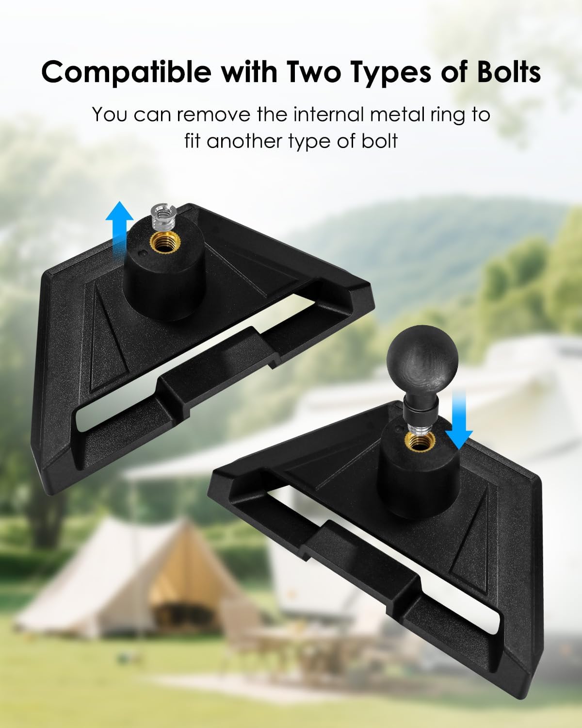 Starlink Mini Mount, Adjustable Mounting Kit with Pipe Clamp for Starlink Internet Kit Satellite, Car Roof Bracket for Tube OD 0.8-1.25", Clamp Mount Suitable for RV Yacht Camper Guardrails and more