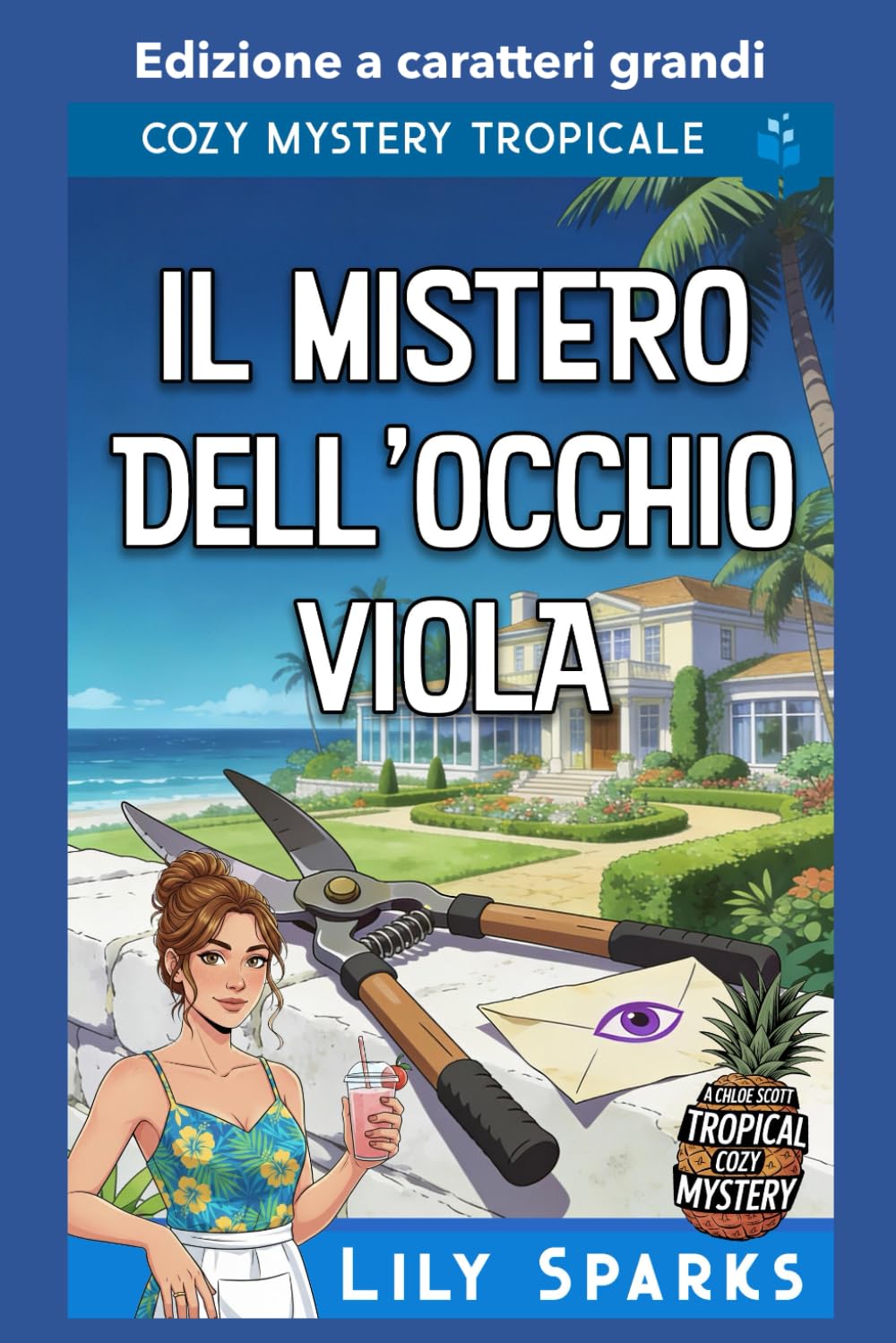 Il Mistero dell'Occhio Viola: Edizione a caratteri grandi (I misteri tropicali di Chloe Scott Edizione a caratteri grandi)