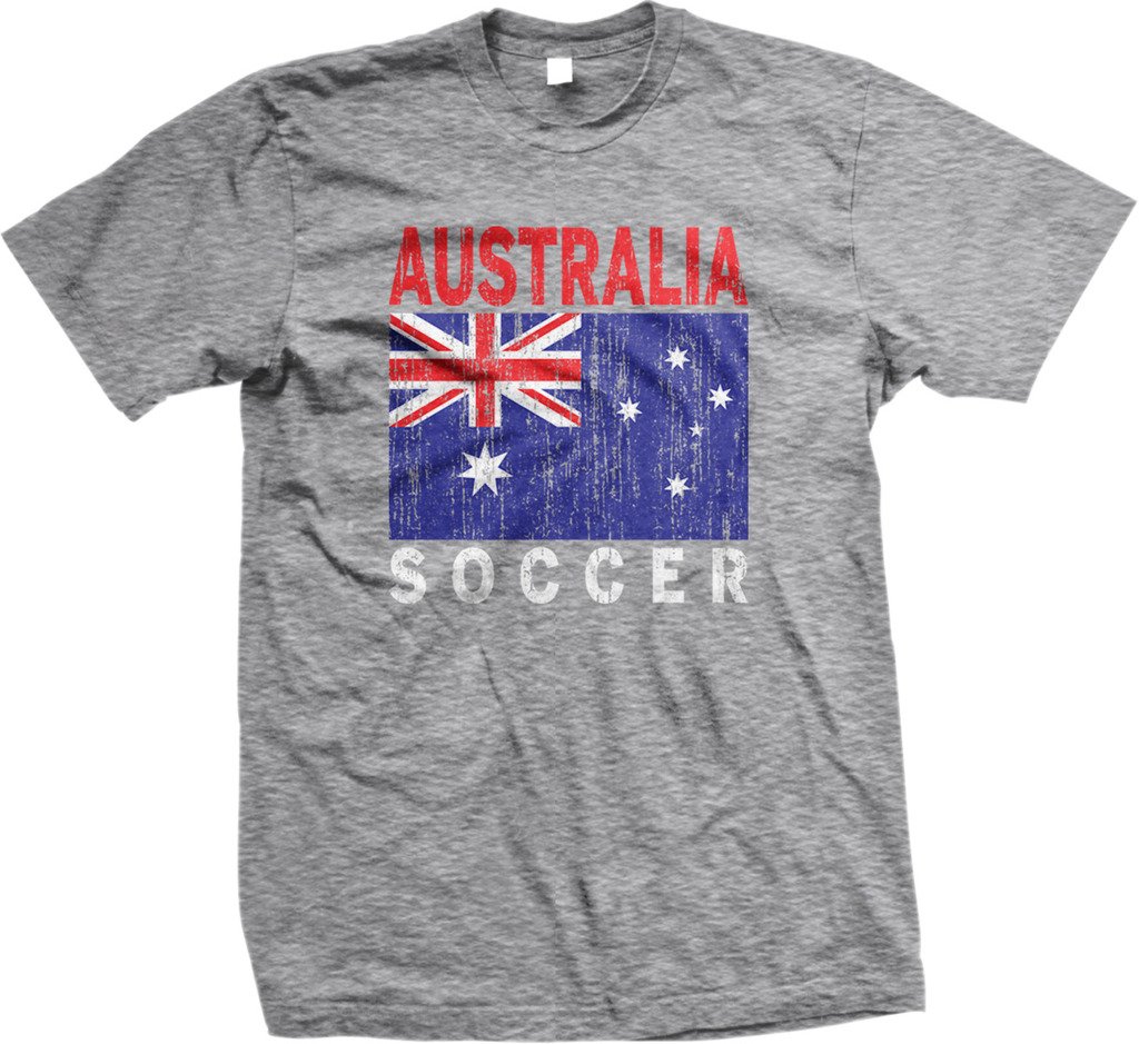 Australian Soccer, Aussie Flag Men's T-shirt, NOFO Clothing Co.