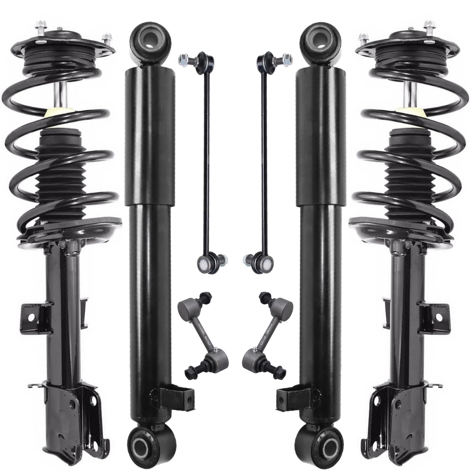 Detroit Axle - 8pc Suspension Kit for Hyundai 2010 2011 2012 Santa Fe