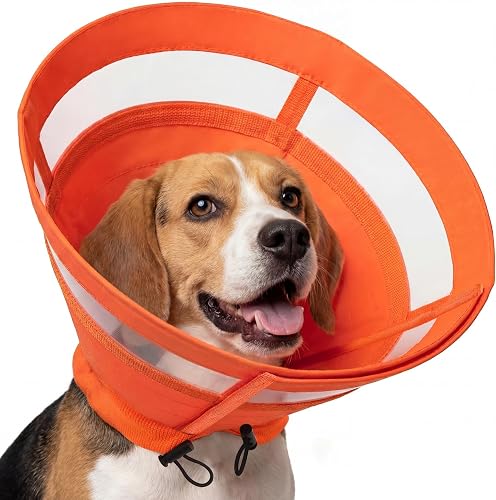 ASENKU Dog Cone Collar, Protective Recovery Dog Collar After Surgery, Comfy Adju