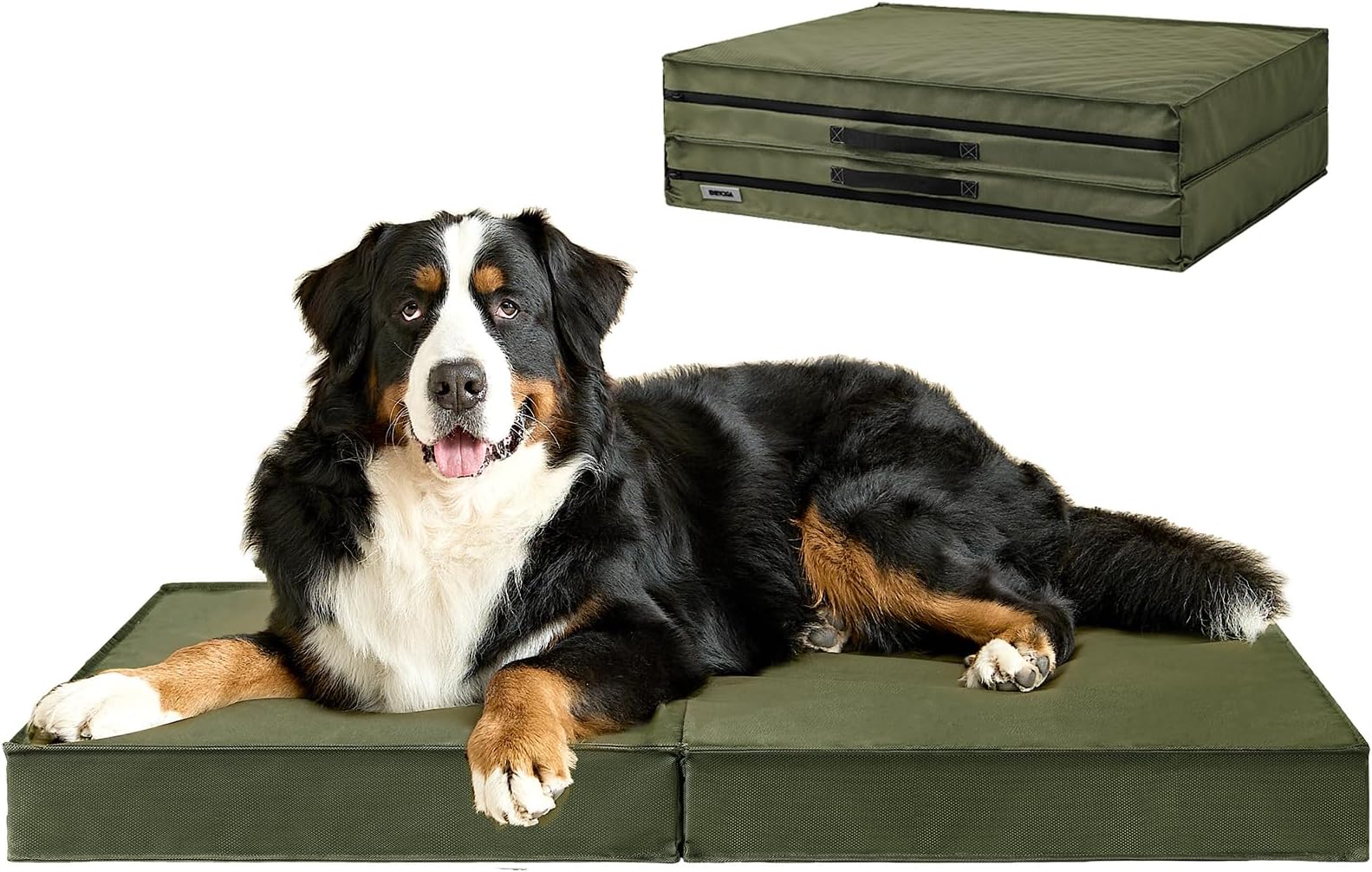PETABBY Outdoor Dog Beds for Large Dogs, Waterproof Dog