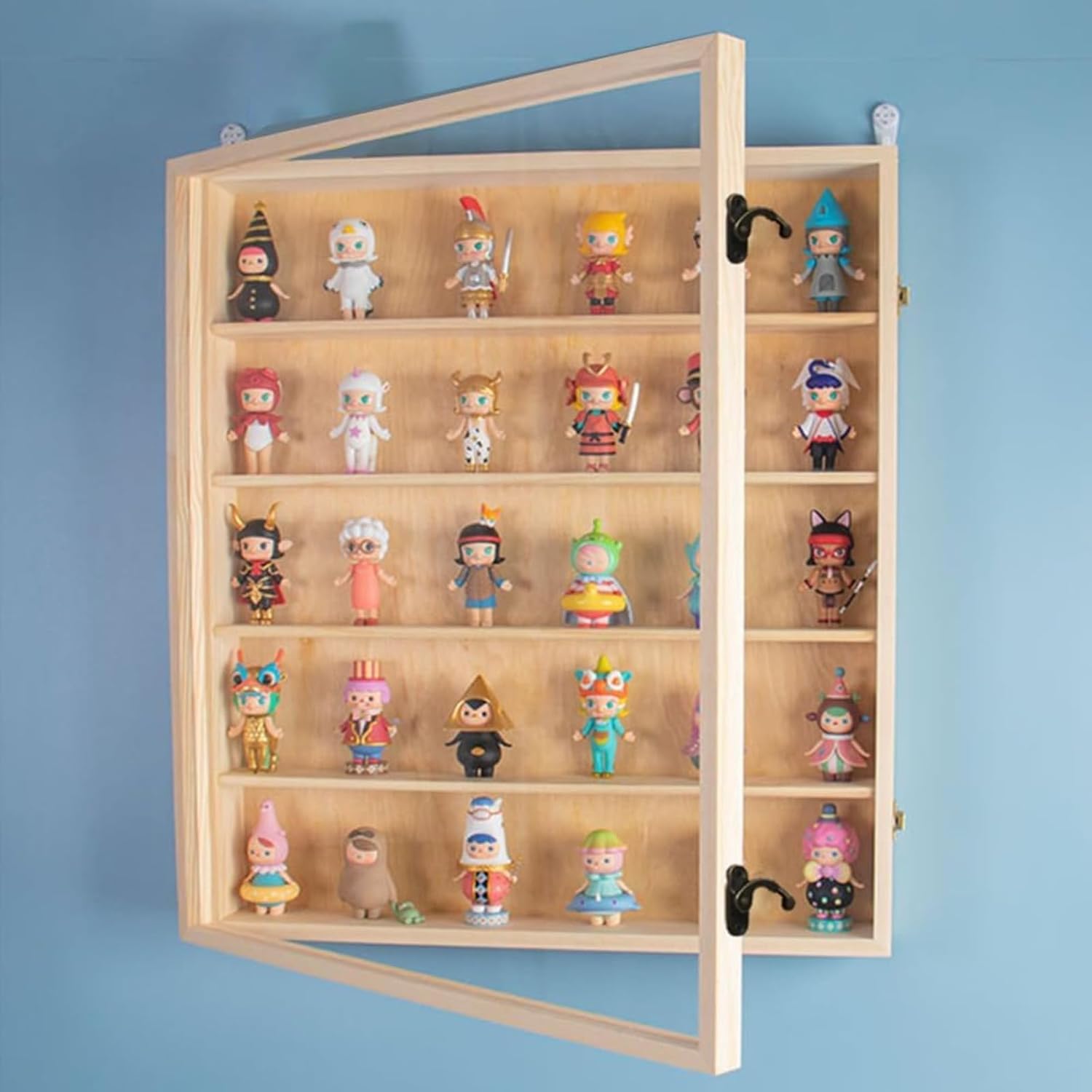 設置無料】幅138.9cm コレクションケース ガラス 収納 棚 スリム