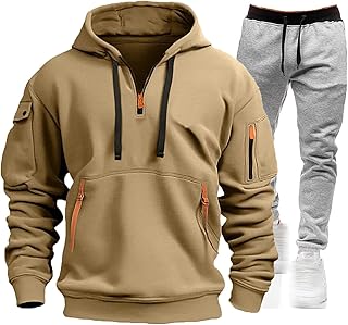 Mens Graphic Tracksuit 2 Piece Set Casual Workout Hoodie and Jogger Sweatpants Big and Tall New York Gym Set