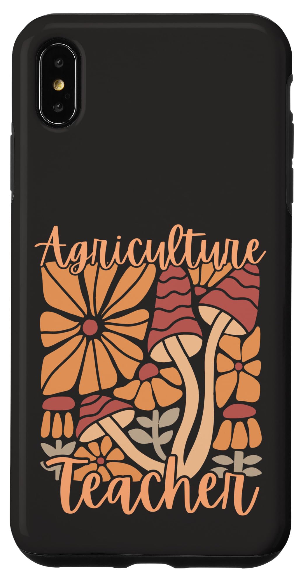 iPhone XS Max Agriculture Teacher AG Appreciation Boho Floral Case