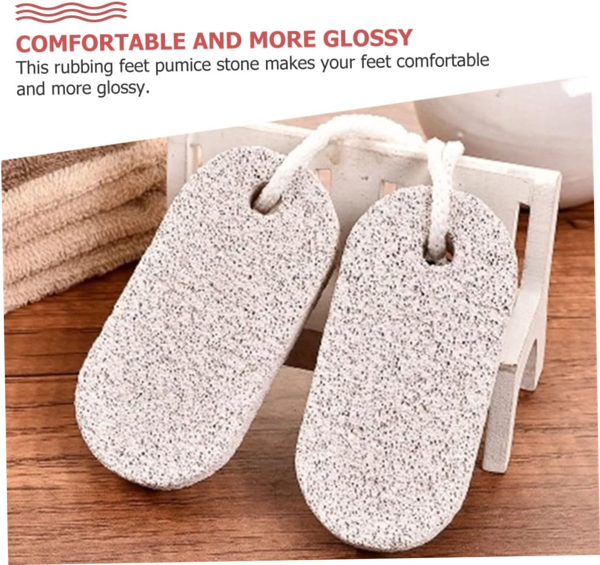 20pcs Volcanic Stone Foot File for Dead Skin Foot Cleaner Pedicure Portable