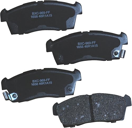 Miniatura 320 de Pastillas de freno delanteras cerámicas Bendix Premium SBC11 para modelos seleccionados Dodge Dart, Ford Fairlane, Falcon, Sedan Delivery, Mustang