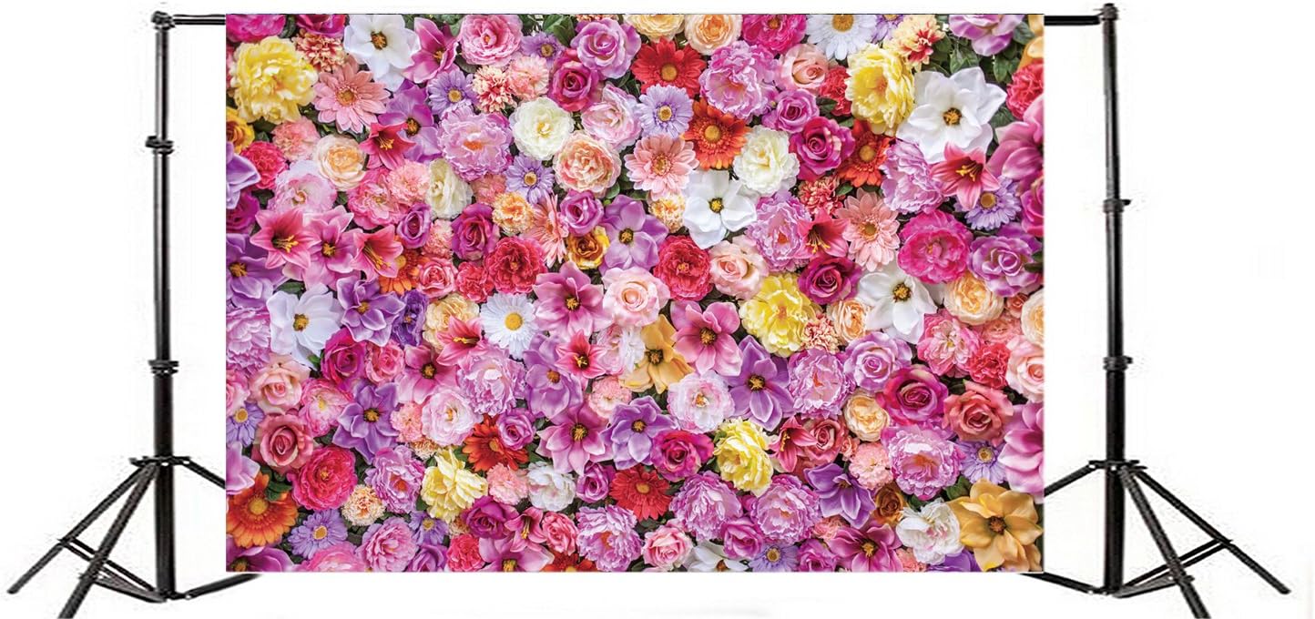 Amazon.com : Yeele 10x8ft Colourful Petals Photo Backdrops Vinyl ...