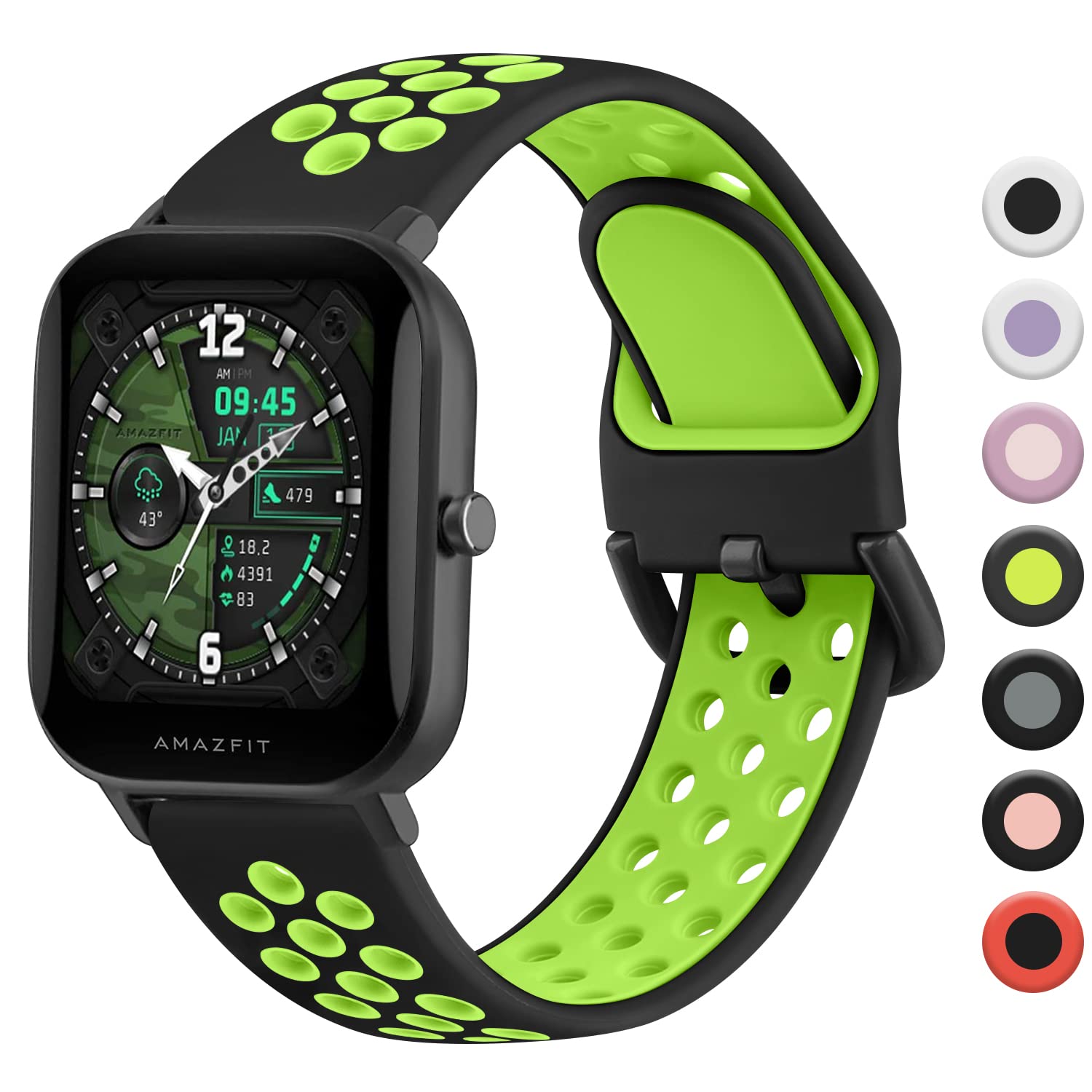 Amazfit Gts Watch Face Bip U Wanmesilicone Bands For Amazfit Gts