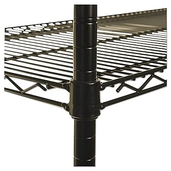 置物 blackL 99780 Amazon.com: BLACK & YELLOW, 4-Tier Heavy Duty Plastic