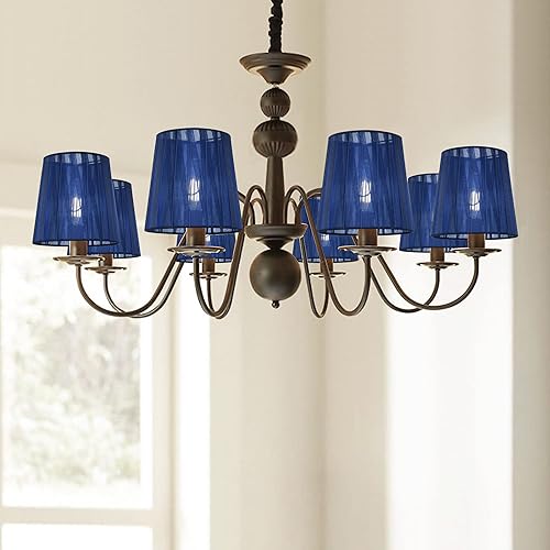 Miniatura 7 de LAMPWELL KORA - Juego de 2 pantallas pequeñas con clip para lámpara de pared, barril pequeño, 5.2 x 4 x 5.2 pulgadas, cinta orgánica, hechas a mano,