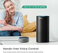 Vista 7 de Afloia Purificadores de aire para dormitorio, hogar, habitación grande, Wi-Fi de 2.4 GHz, filtro inteligente 3 en 1, purificadores de aire