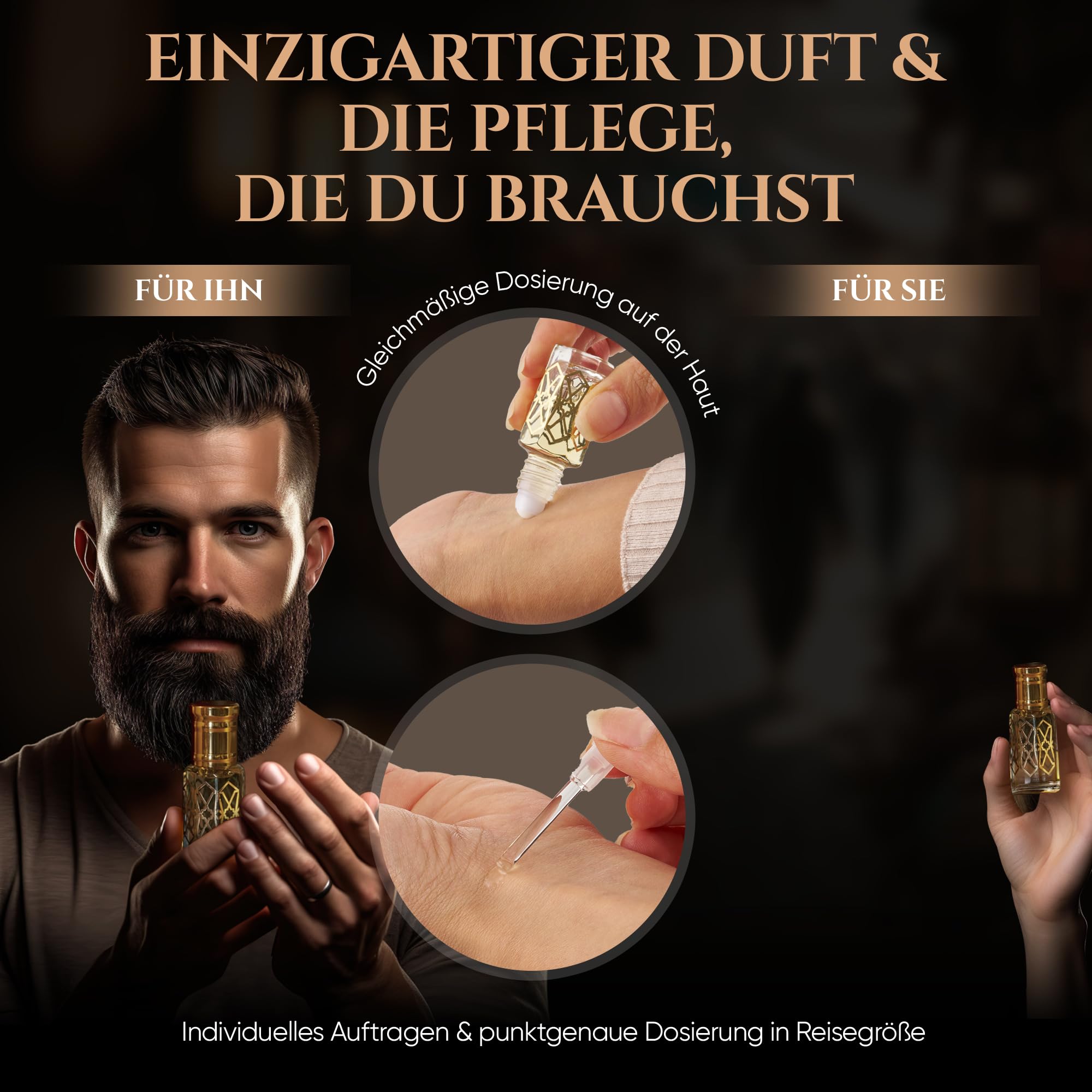 El-Musc Musc Patchouli 6ml Parfümöl - Misk Musk Duft Parfum