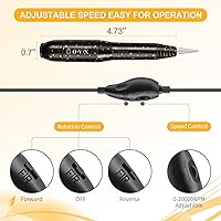 Vista 24 de Juego de taladro de uñas portátil